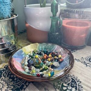 Vintage Tilso Hand Painted Original Pottery Dish Made In Japan